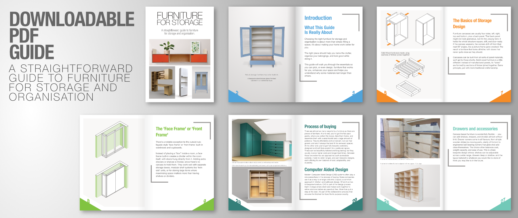 Furniture for storage and organisation guide