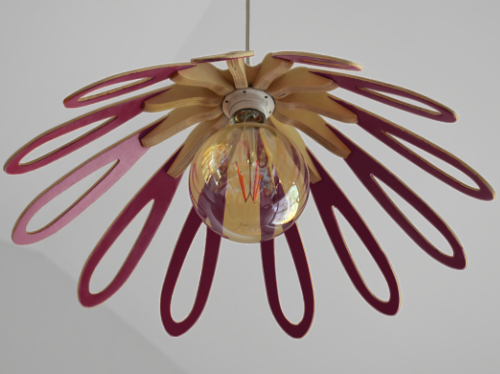 Matt Horwood Furniture Lightshade with a custom coloured finish