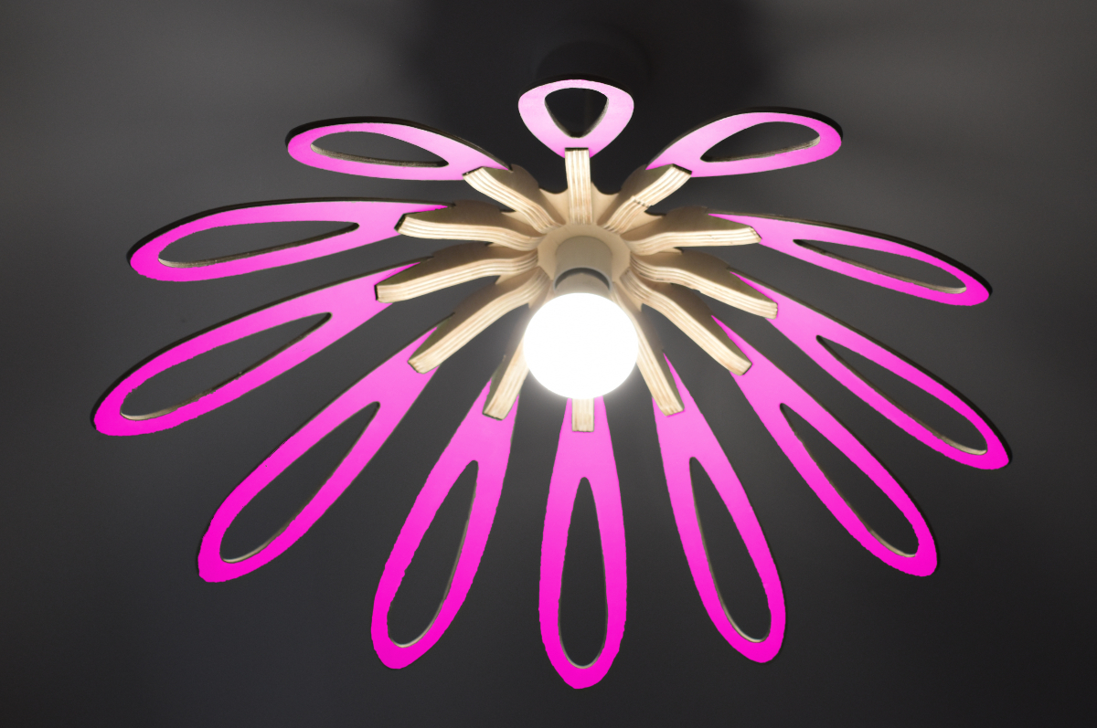 Vibrant Magenta Pendant Lightshade